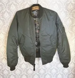 迷彩柄 MA-1ジャケット XXSサイズ　リバーシブル　ma1