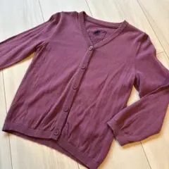 PETIT BATEAU エンジ カーディガン 3ans/95cm