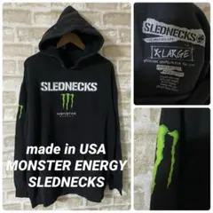 SLEDNECKS メンズXL パーカー　モンスターエナジー　コラボ　ロゴのサムネイル