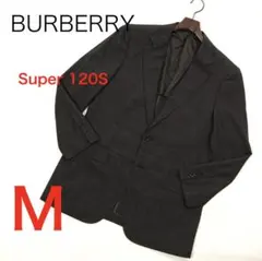 H3805◾️バーバリー　グレンチェック柄２釦ウール ジャケット