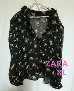 ZARA　シアー ブラウスのサムネイル