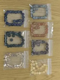 天然石７点セット６㍉内径１６(ご入金確認後即日発送可能)