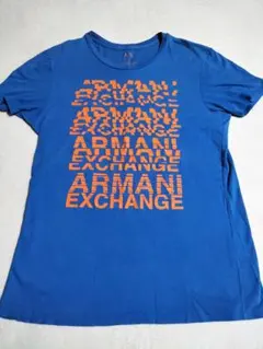 ARMANI EXCHANGE Tシャツ ブルー Sサイズのサムネイル