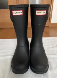 HUNTER レインブーツ ウィメンズ オリジナル ショート　ブラック