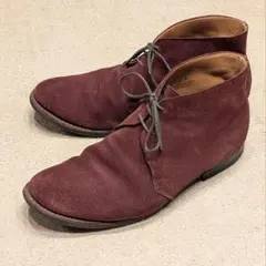美品】REGAL W379 チャッカブーツ シボ革 ボルドー viaram - メルカリ