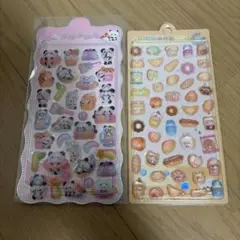 立体シール　２枚セット　夜光