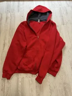 FRUIT OF THE LOOM XL レッドパーカーのサムネイル
