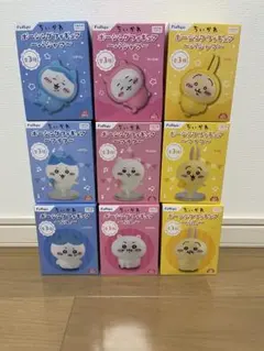 ちいかわ ポージングフィギュア「マイク」「パジャマ」「ぷん」フルコンプセット