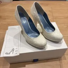 BENIR ホワイト ハイヒール 33