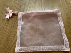 未使用　A.leplat ル・プラ　オーガンジーフリルポーチ　さえら