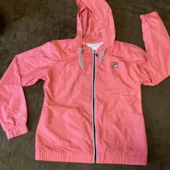 FILA フード付きピンクジャケット　L
