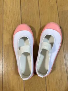 上履き ホワイト/ピンク 17.0cm