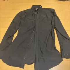 MACK SHIRTS 長袖シャツ ブラック S37-80