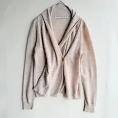フレームワーク　レディース　ショールカラー　ウール　カーディガン　ベージュ