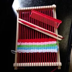 木製織り機 手織り機 知育玩具