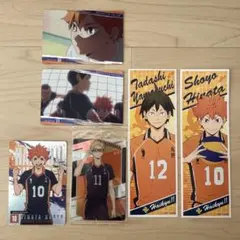 烏野高校 ハイキュー 日向翔陽・影山飛雄などブロマイド6枚セット