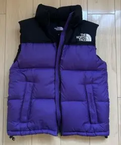 THE NORTH FACE ダウンベスト Mサイズ 紫/黒