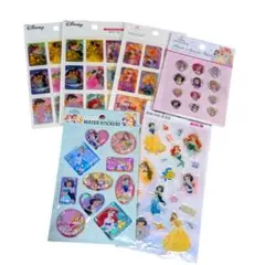 ディズニー プリンセス シール まとめ売り エポキシ 3Dシール