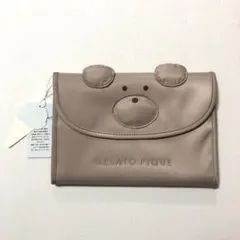 【未使用】ジェラートピケ ベア 母子手帳ケース　Ｌ