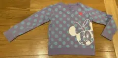 Minnie Mouse ミニー　トレーナー　ドット柄　130cm