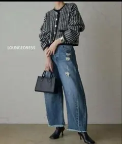 ラウンジドレス LOUNGEDRESS コクーンデニム カーブデニム Sのサムネイル