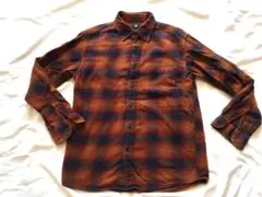 Uniqlo ユニクロ　オンブレシャドーチェックネルシャツM