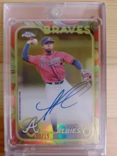 アルビーズ 直筆サインカード topps chrome