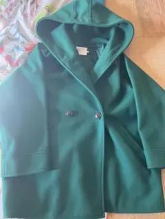 AMERICAN HOLIC フード付きコート M グリーン