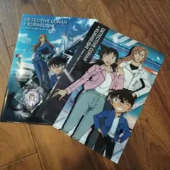 名探偵コナン×くら寿司2026クリアファイルとバッジセット（灰原哀/少年探偵団）