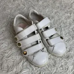JIMMY CHOO ホワイト スニーカー ゴールド金具のサムネイル