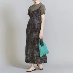 beauty&youth フラワープリントキャミワンピース