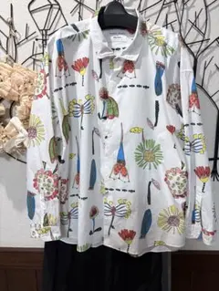 ツモリチサトniko and…カラフル花柄長袖シャツ