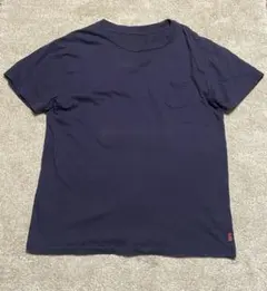 CAT's PAW キャッツポウ 胸ポケットTシャツ XLサイズ ネイビー