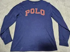 POLO ネイビー 長袖Tシャツ