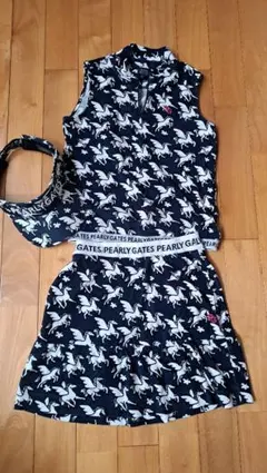 PEARLY GATES ユニコーン柄 レディースゴルフウェア　セットアップ