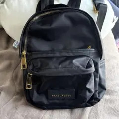 MARC JACOBS マークジェイコブス ミニリュック ブラック ゴールド金具