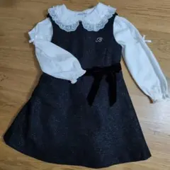 土日限定セール　べべ　入園　卒園　面接試験　正装　ワンピース　ブラウス付き