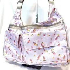 BANAEN様専用 花柄ハートピンクショルダーバッグレッスンバック