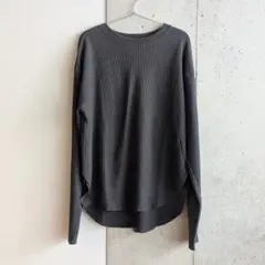 FREAK'S STORE コットンサーマルカットソー ブラックのサムネイル