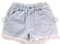 BREEZE フリンジショートパンツ デニム