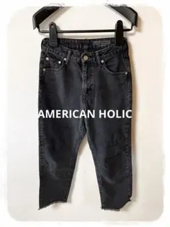 ☘️P1☘AMERICAN HOLIC マムテーパードデニム M