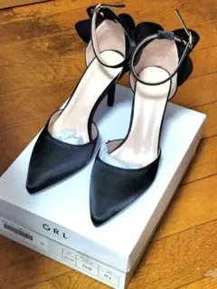 GRL サテンバックリボンポインテッドトゥパンプス[gd1551]のサムネイル