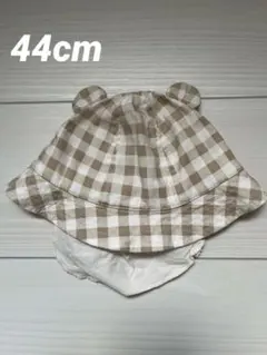 クマ耳帽子 44cm バースデイ　ベビー帽子