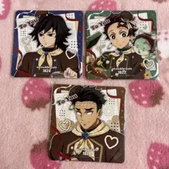 鬼滅の刃　バレンタイン&ホワイトデー　コースター ☆ 義勇　炭治郎　悲鳴嶼