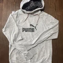 PUMA グレー フード付き パーカー サイズ0