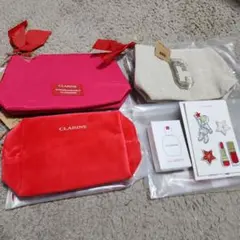 CLARINS ポーチ 3点ノベルティセットのサムネイル