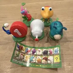 ピクミン チョコエッグ 5体セット 羽、青、ブタドックリ、チャッピー、モス
