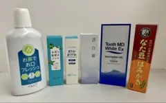 なた豆はみがき /トゥースMDホワイトEX等 歯磨き粉/ジェル/洗口液6種のサムネイル