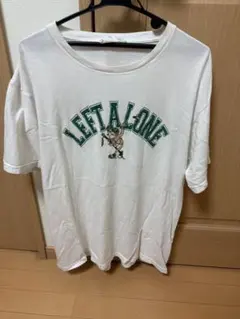 LEFT A LONE ホワイト Tシャツ 半袖