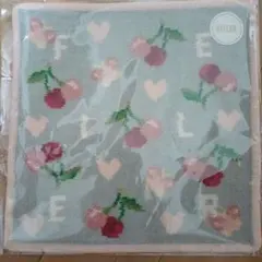 新品未使用　フェイラー　 キープスマイリングチェリー　ハンカチ チェリー柄